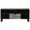 vidaXL Unites TV avec tiroir Blanc 105 x 33 x 46 cm Bois d'ing&eacute;nierie