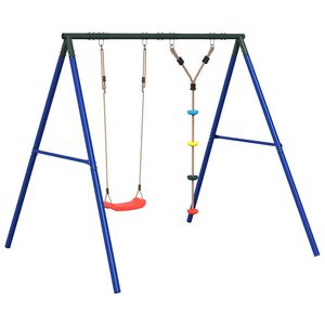 vidaXL Ensemble balan&ccedil;oire d'ext&eacute;rieur balan&ccedil;oire et corde &agrave; disques