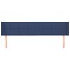 vidaXL T&ecirc;te de lit avec oreilles Bleu 183x16x78/88 cm Tissu