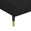vidaXL Canap&eacute;-lit en forme de L noir 275x140x70 cm velours