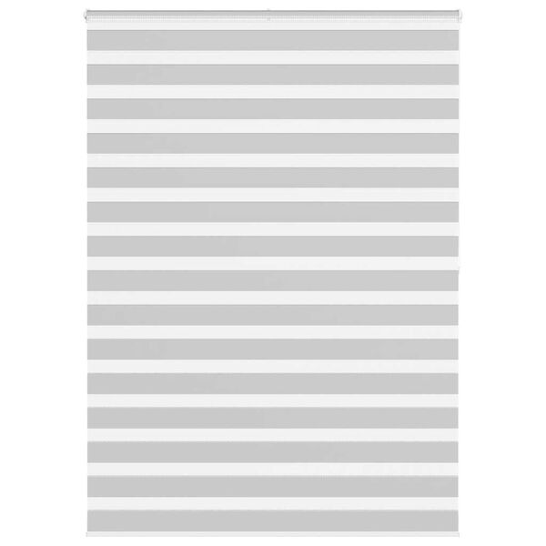 vidaXL Store z&egrave;bre gris clair largeur du tissu 150,9 cm polyester