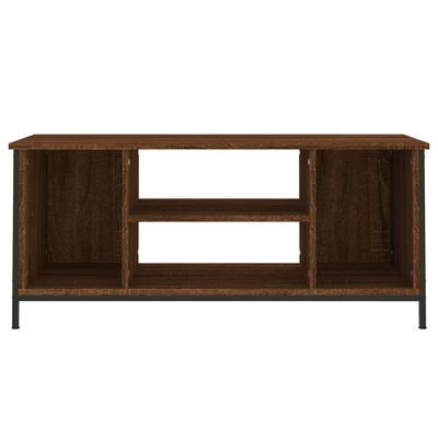 vidaXL Meuble TV chêne marron 102x35x45 cm bois d'ingénierie