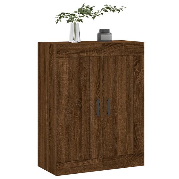 vidaXL Armoire murale ch&ecirc;ne marron 69,5x34x90 cm bois d'ing&eacute;nierie