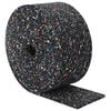 vidaXL Rouleau de granulat en caoutchouc Noir 1000 x 10 x 0,3 cm