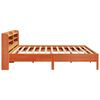 vidaXL Cadre de lit sans matelas cire marron 180x200cm bois pin massif