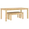 vidaXL Ensemble &agrave; manger PANAMA 3 pcs bois de pin massif