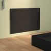 vidaXL T&ecirc;te de lit Noir 120x1,5x80 cm Bois d'ing&eacute;nierie
