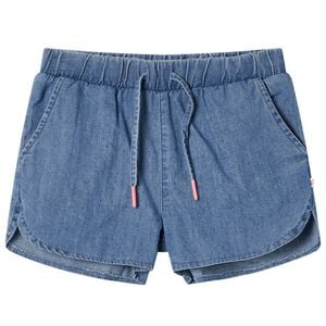 Short pour enfants bleu denim 128