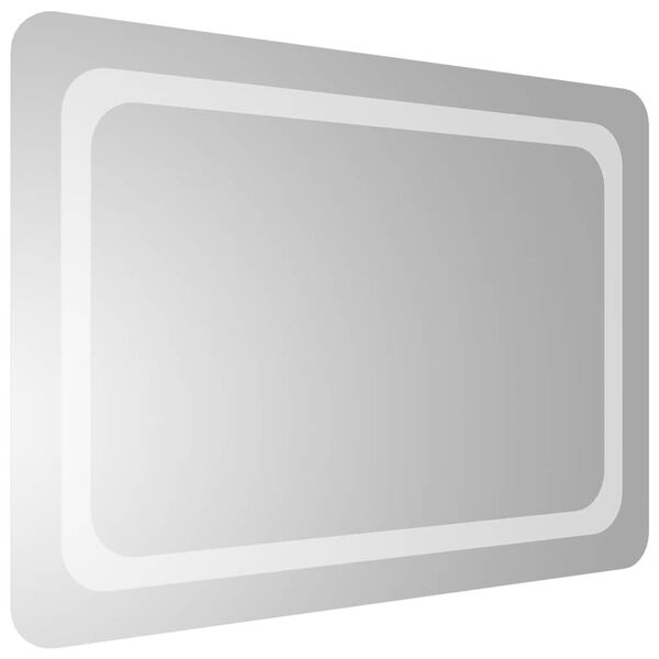 vidaXL Miroir de salle de bain &agrave; LED 70x50 cm