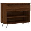 vidaXL Armoire &agrave; chaussures Ch&ecirc;ne marron 70x36x60 cm Bois d'ing&eacute;nierie