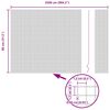 vidaXL Cl&ocirc;ture en fil soud&eacute; Vert 0.8 x 25 m