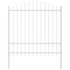 vidaXL Cl&ocirc;ture de jardin 2 pcs Blanc 170 x 215 cm