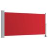 vidaXL Auvent lat&eacute;ral r&eacute;tractable de patio 120x300 cm Rouge