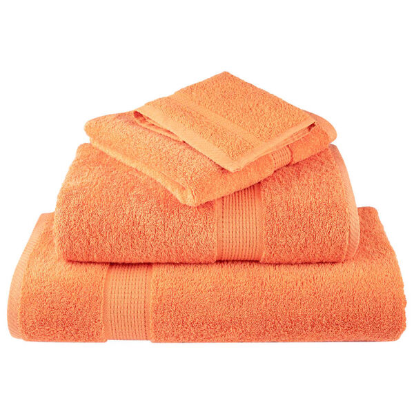 vidaXL Serviettes d'invit&eacute; de qualit&eacute; sup&eacute;rieure SOLUND 10 pcs orange