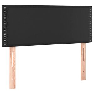 vidaXL T&ecirc;te de lit Noir 90x5x78/88 cm Similicuir