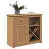 vidaXL Buffet avec tiroir Panama 93x40x80 cm bois massif de pin