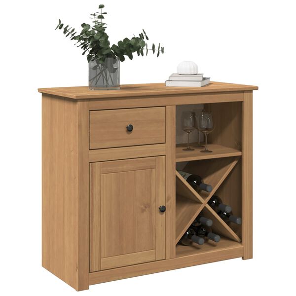 vidaXL Buffet avec tiroir Panama 93x40x80 cm bois massif de pin