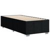 vidaXL Cadre de lit sans matelas noir 90x190 cm tissu
