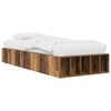 vidaXL Cadre de lit avec rangement Bois ancien 80 x 200 cm