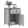 vidaXL Table de chevet sonoma gris 40x42x60 cm bois d'ing&eacute;nierie