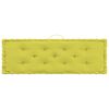 vidaXL Coussins de plancher de palette lot de 7 Vert pomme Coton