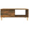 vidaXL Table basse Ch&ecirc;ne fum&eacute; 90x50x36,5 cm Bois d'ing&eacute;nierie