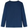 T-shirt enfants &agrave; manches longues bleu marine 104