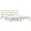 vidaXL Cadre de lit sans matelas bois massif