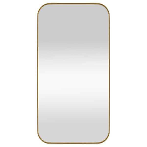 vidaXL Miroir mural Dor&eacute; 30x60 cm Rectangulaire