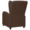 vidaXL Fauteuil inclinable Marron Similicuir