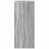 vidaXL Buffet sonoma gris 40x41x93 cm bois d'ing&eacute;nierie