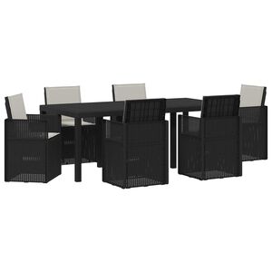 vidaXL Ensemble de salle &agrave; manger pour jardin 7 pc PP