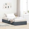 vidaXL Cadre de lit ottoman Gris fonc&eacute; 90 x 200 cm Velours