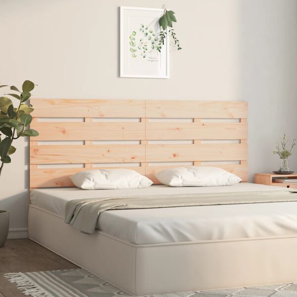 vidaXL T&ecirc;te de lit 160x3x80 cm Bois massif de pin