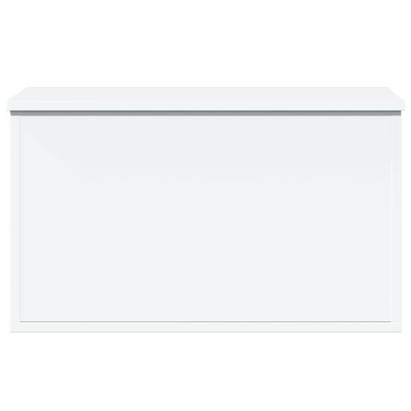 vidaXL Bo&icirc;te de rangement blanc 60x35x35 cm bois d'ing&eacute;nierie