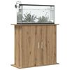 vidaXL Support d'aquarium Ch&ecirc;ne artisanal 81x36x73 cm Bois d'ing&eacute;nierie