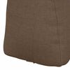 vidaXL Coussin de Dos Marron 45 x 24 x 50 cm tissu