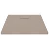 vidaXL Receveur de douche SMC Marron 90x70 cm