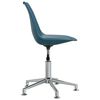 vidaXL Chaises &agrave; manger pivotantes lot de 4 Turquoise similicuir