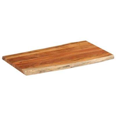 vidaXL Dessus de table 110x60x2,5cm rectangulaire bois massif d'acacia