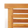 vidaXL Chaises de jardin lot de 6 Bois d'acacia et acier inoxydable
