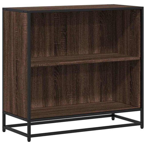 vidaXL Biblioth&egrave;que ch&ecirc;ne marron 80,5x35x76 cm bois d'ing&eacute;nierie