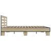 vidaXL Cadre de lit sans matelas ch&ecirc;ne sonoma 180x200 cm