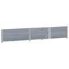vidaXL Jardini&egrave;re gris 150x100 cm bois de pin massif
