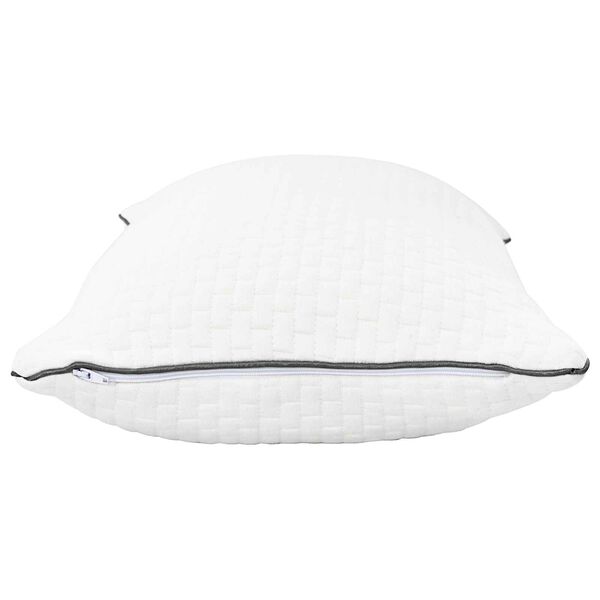 vidaXL Oreiller Shread Blanc 70 x 50 x 18 cm Mousse &agrave; m&eacute;moire de forme