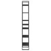 vidaXL &Eacute;tag&egrave;re de rangement Noir 60x30x210 cm Bois d'ing&eacute;nierie