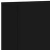 vidaXL Meuble TV mural noir 100x30x41 cm