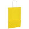 vidaXL Sacs en papier 250 pcs avec poign&eacute;es jaune 21x11x31 cm