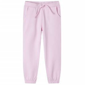 Pantalon de surv&ecirc;tement pour enfants rose clair 92
