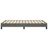 vidaXL Cadre de lit sans matelas gris fonc&eacute; 120x200 cm velours